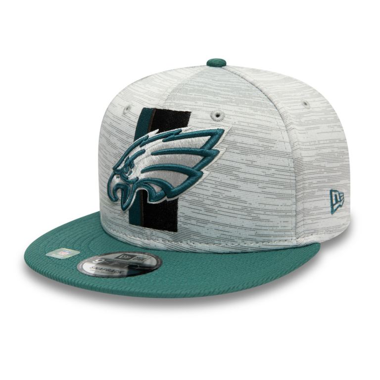 Gorras New Era 9fifty Verdes - Philadelphia Eagles NFL Training 49350LXWJ